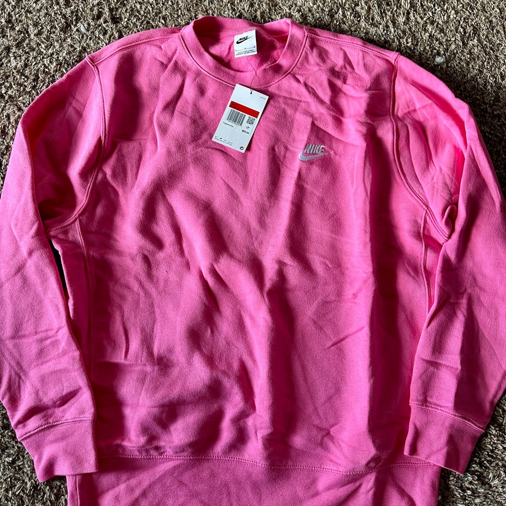 Nike Pink Club Sweatshirt